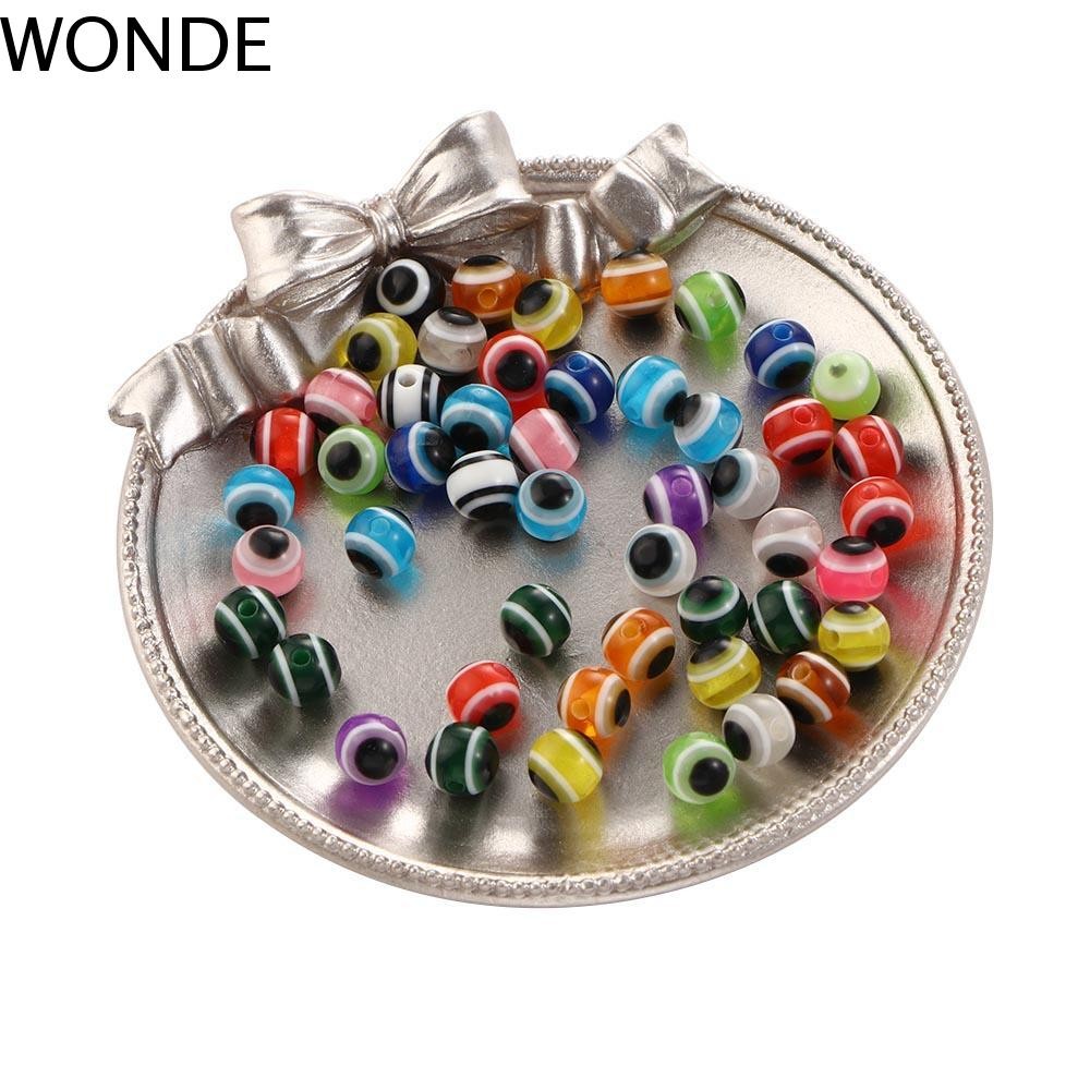 Wonde ลูกปัดตกปลา 50 ชิ้น/ล็อตตกปลา Spacer ลูกปัด Carolina Rigs Tares Rigs Bass Lure Fish Eye ลูกปัด