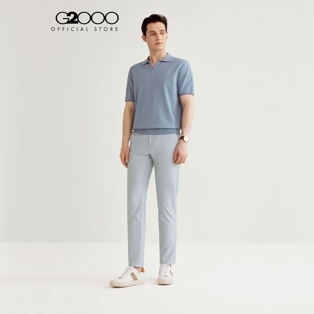 G2000 กางเกงขายาวแบบลำลองสำหรับผู้ชาย ทรง Extra Slim Fit รุ่น 4116100591 GREY