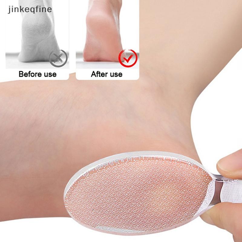KTH Glass สองด้านเท้า Rasp ส้นแฟ้ม Hard Dead Skin แคลลัส Remover Exfoliaag Pedicure Care แฟ้มเท้าเครื่องมือร้อน - รูปที่ 4
