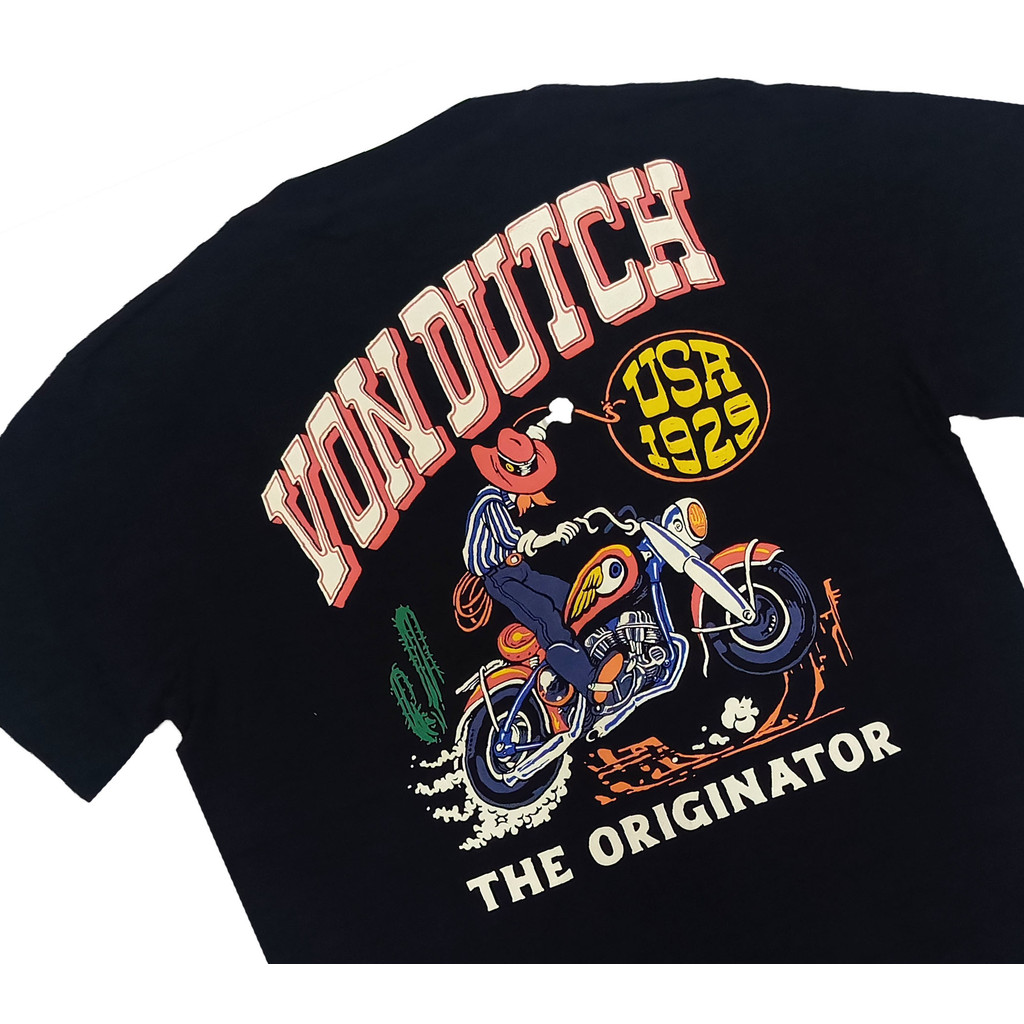 เสื้อยืด Von Dutch 1294 สีดํา