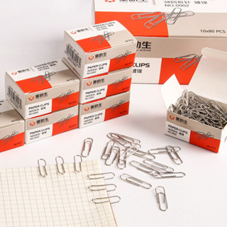 ลวดเสียบกระดาษ 1กล่อง/80ตัว ที่หนีบกระดาษ คลิปหนีบกระดาษ ผลิ…
