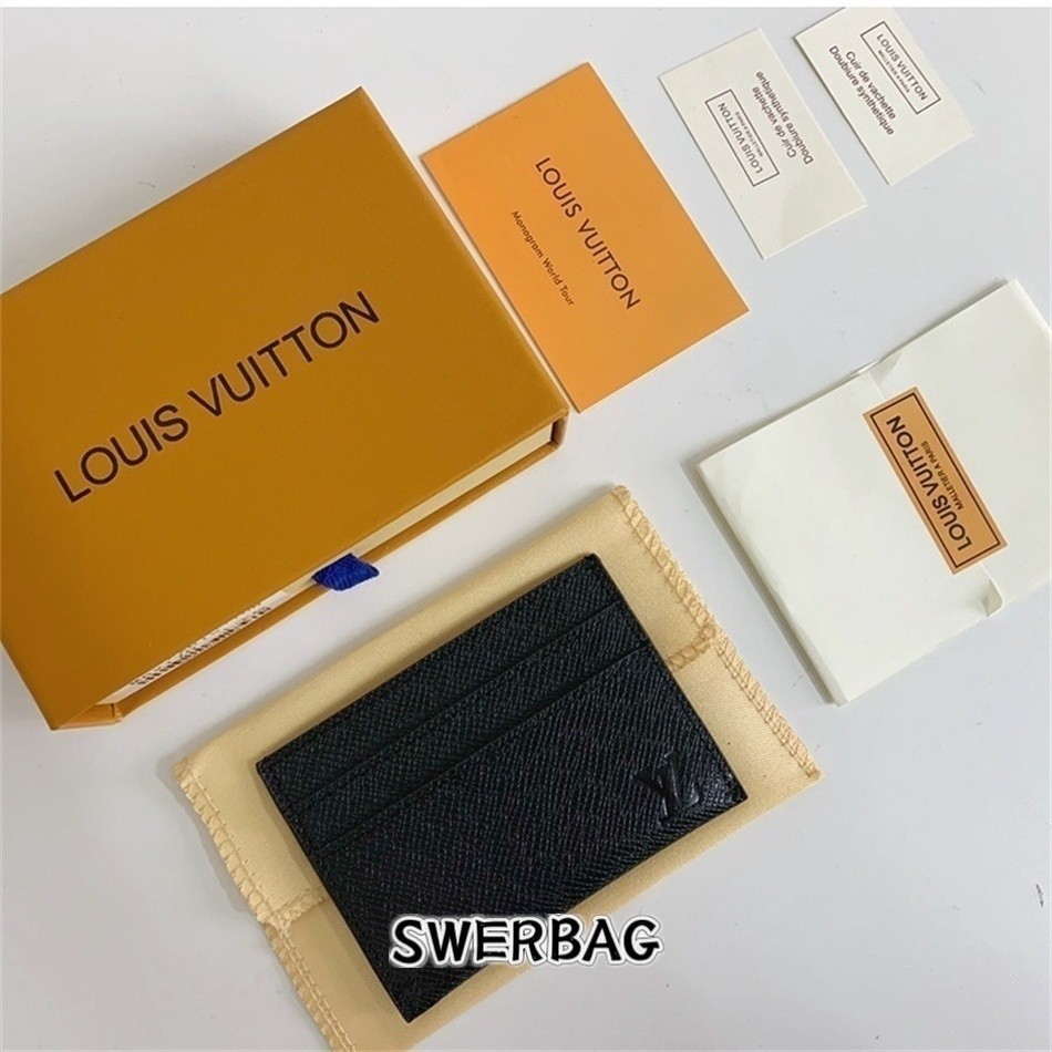 Ready Stock [สั่งซื้อสูง] คลิปหนีบบัตรกระเป๋าผู้ชาย m62170 11.0 7.0 x 0.6 cm