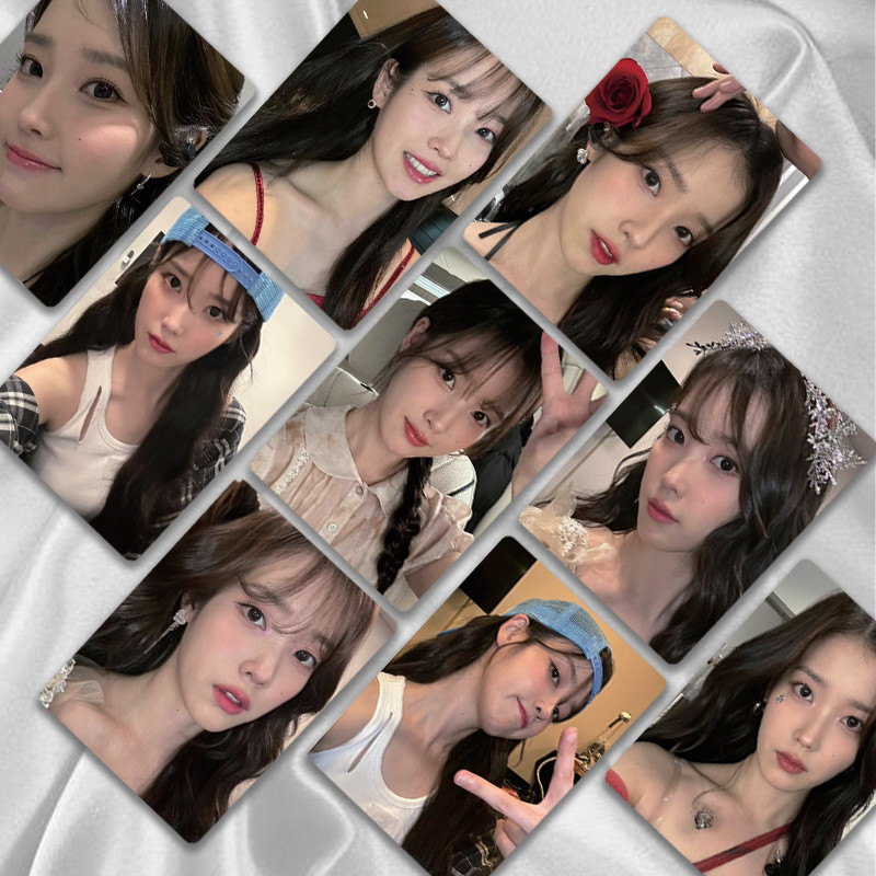 50 ชิ้น/กล่อง IU Photocards The Winning อัลบั้มเลเซอร์ Holographic Lomo การ์ด Kpop โฮโลแกรมโปสการ์ด 