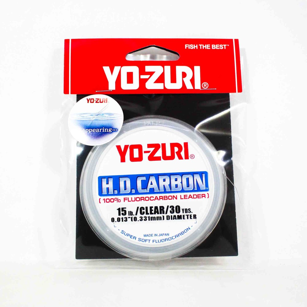 Yo Zuri Duel WD Carbon Fluorocarbon 30 yds 15 lb R888-CL (0887)