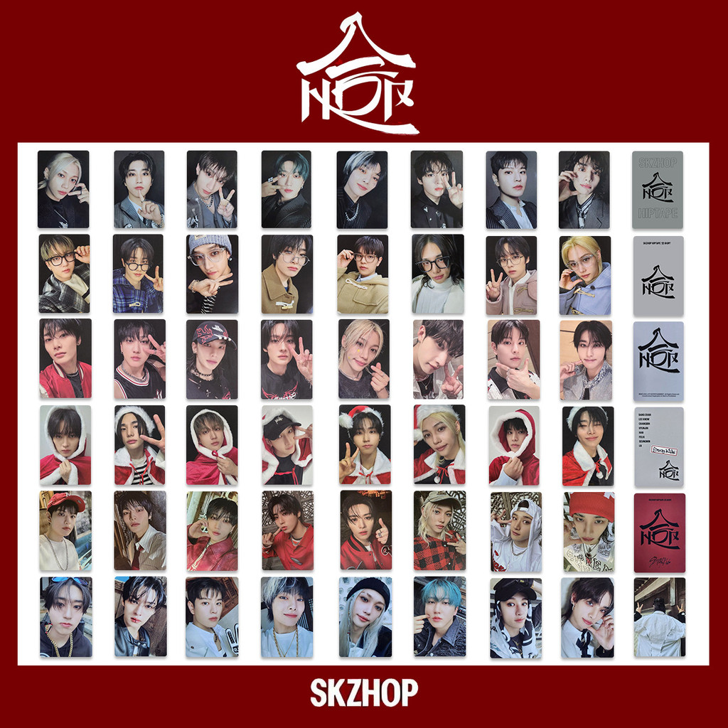 Kpop Idol Stray Kids SKZHOP อัลบั้มรุ่นพิเศษ Photocards BANK HYUNJIN การ์ดรูปถ่ายสมาชิก