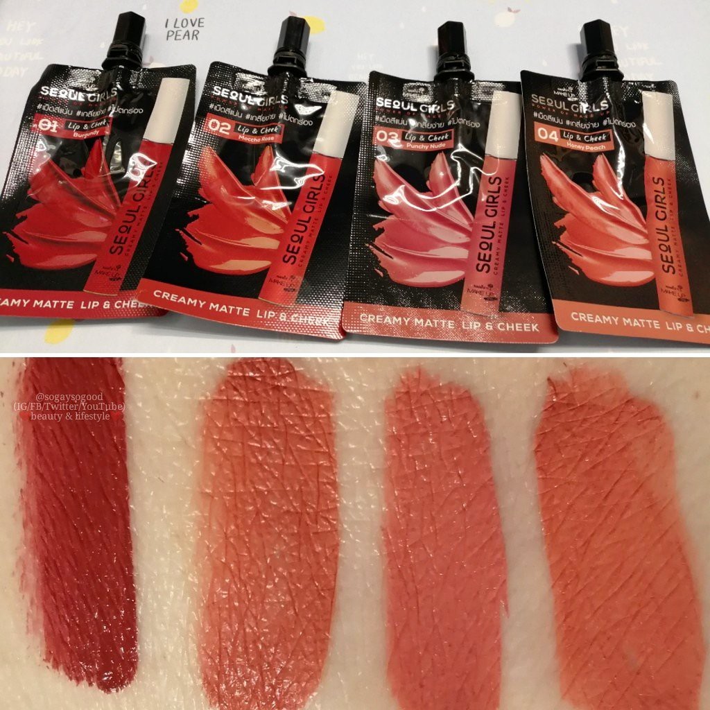 (1ซอง) NAMI MAKE UP PRO Seoul Chic / Seoul Girls นามิ เมค อัพ โปร ลิปโซลชิค ลิปโซลเกิร์ล - รูปที่ 4