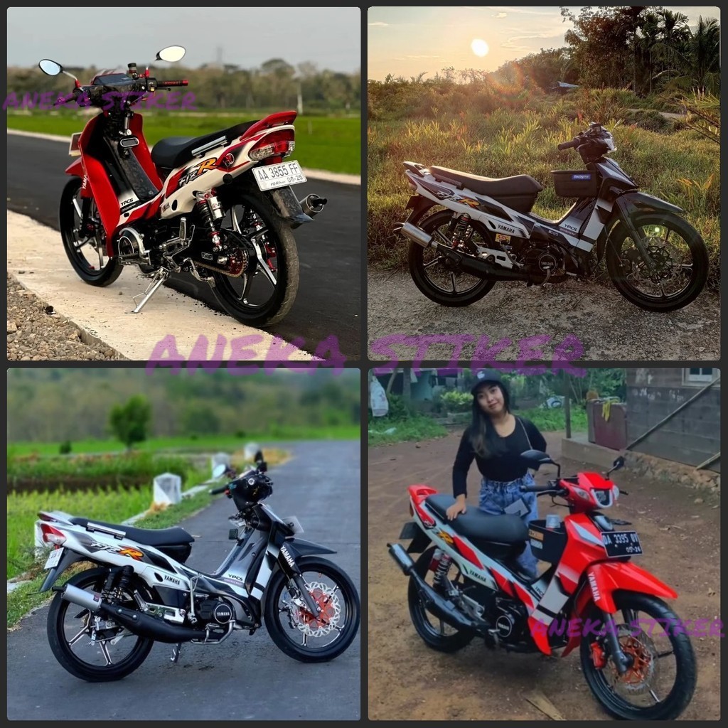 STRIPING STICKER Yamaha F1ZR fizr fiz r f1 zr 2000 2001 รายการสปอร์ตมาตรฐาน Fullset Variation