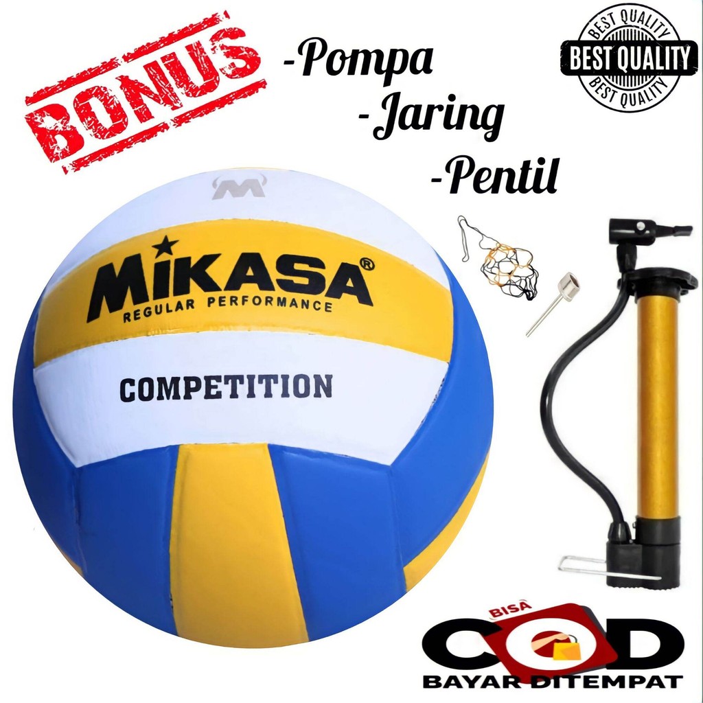 Mikasa Volleyball / VOLLEYBALL Bonus Net Valve Pump