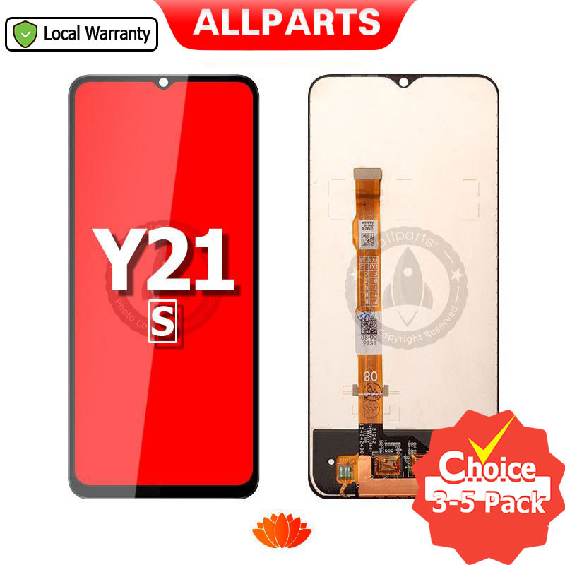 Allparts หน้าจอสัมผัสดิจิทัล LCD 6.51 นิ้ว แบบเปลี่ยน สําหรับ VIVO Y21s Y21 Y21a Y21e Y21T Y21G Y33e