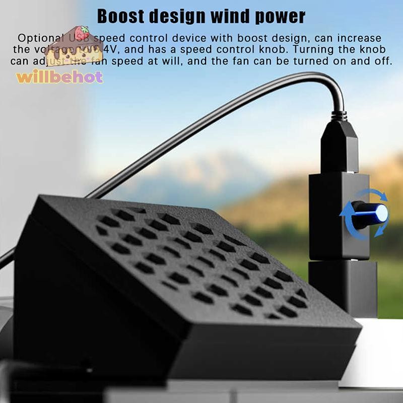 [WillbehotT] 1 ชุดสําหรับถังปลาอัจฉริยะพัดลมระบายความร้อนแก้วพ่นหมอกควัน Defogger Blower [ใหม่]