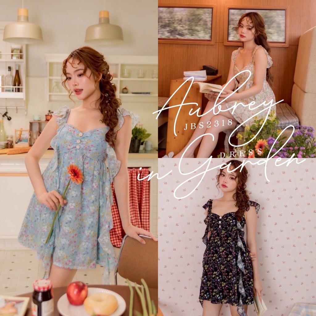 #JBS2318 Aubrey in garden dress