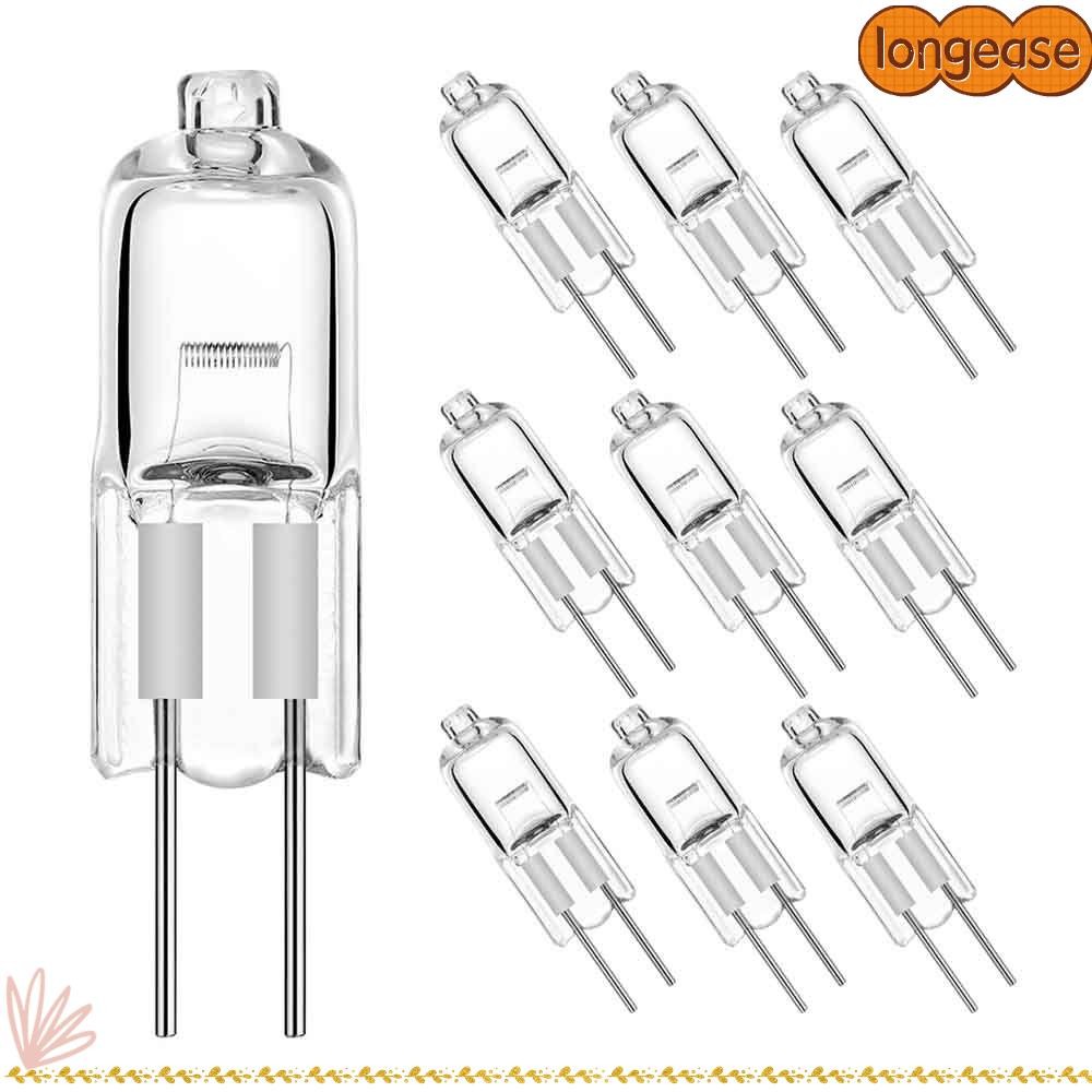 LONGE 10 ชิ้น หลอดฮาโลเจน LED 35 วัตต์ 12 โวลต์ 50 วัตต์ G4 หลอดไฟ