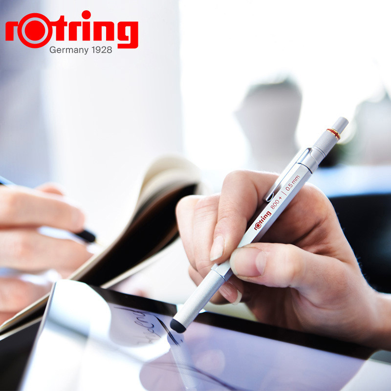 German rotring Red Ring 800+Pad Mechanical Pencil ดินสอกด High-Appearance 800+C Capacitive Stylus