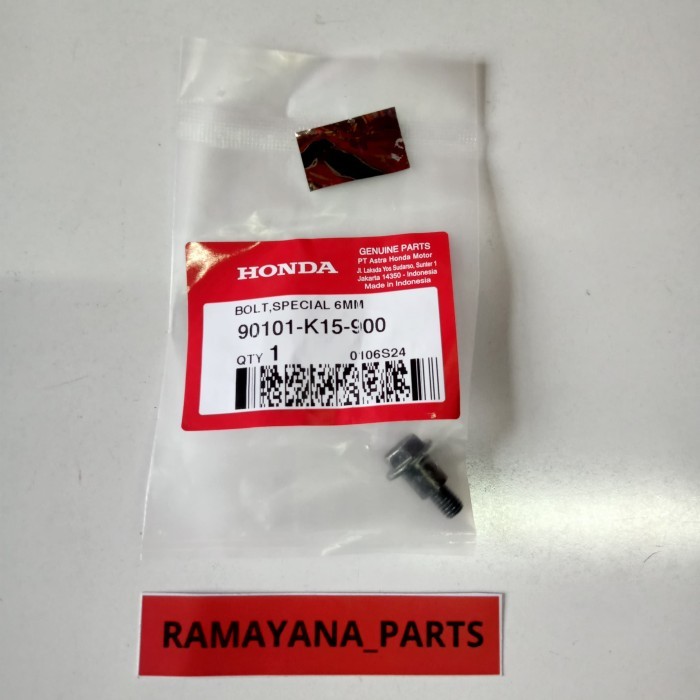 Bolt Bolt พิเศษ 6 มม.Honda BeAT K1A CB150R StreetFire เก่าใหม่ CB150R Streetfire 90101K15900