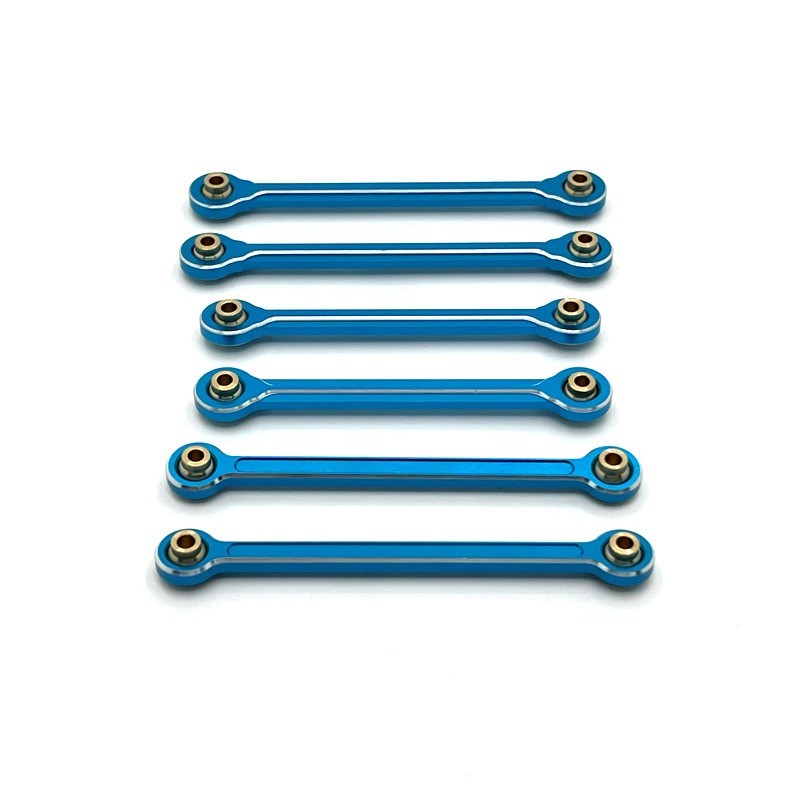 MJX 10208 โลหะ Turnbuckles ดึง Rod Link Rod พวงมาลัย Rod ชุด 1/10 RC รถอะไหล่อัพเกรดอุปกรณ์เสริม