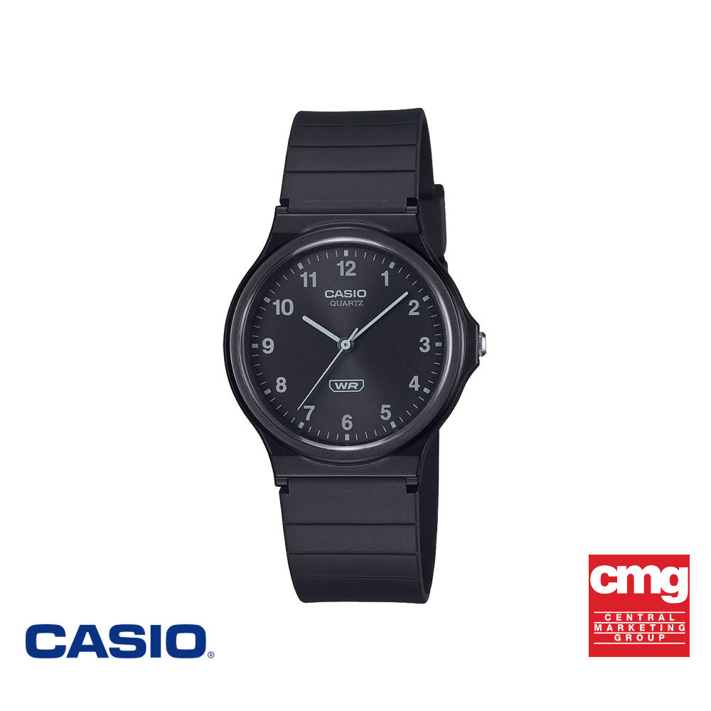 CASIO นาฬิกาข้อมือ CASIO รุ่น MQ-24B-1BDF สายเรซิน สีดำ