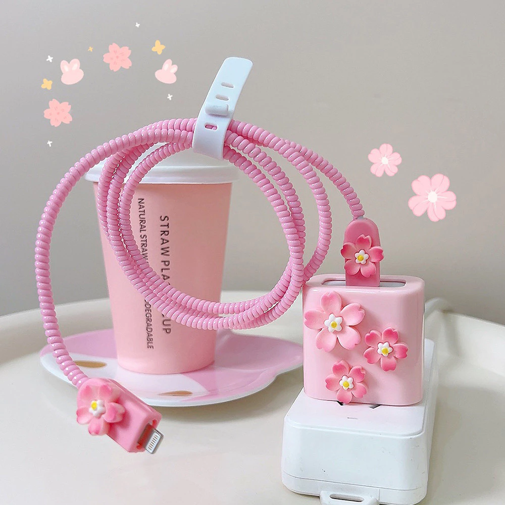 เคสป้องกันสายข้อมูลกุทัณฑ์ เคสป้องกันอะแดปเตอร์ไฟ ปลอกป้องกันเครื่องชาร์จซิลิโคน ฝาครอบกันฝุ่นสายโทรศัพท์ For iPhone 20W