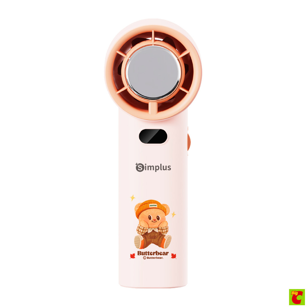 [Simplus x Butterbear] ซิมพลัส x บัตเตอร์แบร์ พัดลมมินิ รุ่น DFSH013PKBC-BB สีชมพู