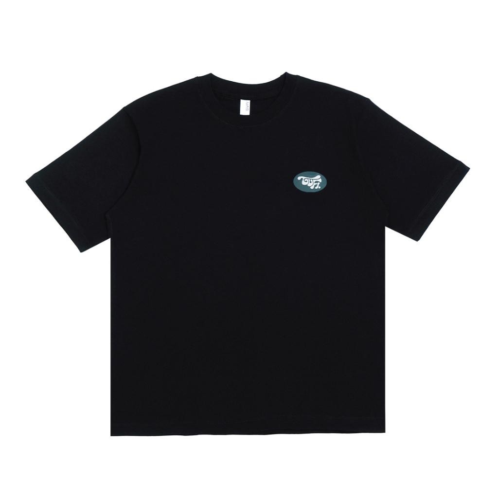 เสื้อยืดหวี TVFI Ssense Ouval Black Teal