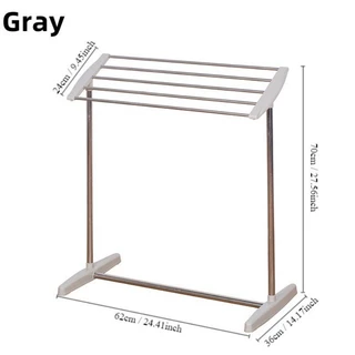 ราวตากผ้า 5ช่อง ราวแขวน ประกอบง่าย กันนำ้ สำหรับคอนโด รางตากแข็งแรง clothes drying rack ราวแขวนเสื้อ