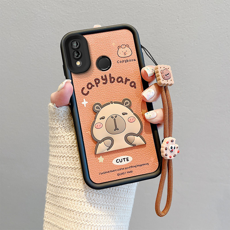 เคส HUAWEI Y9 2019 น่ารักหนัง 3D ตุ๊กตาซิลิโคนอ่อนนุ่มเคสโทรศัพท์ BBPW2 ราคา ถูกที่สุด ดีลบีเคเค แกลเลอรีภาพที่ 5