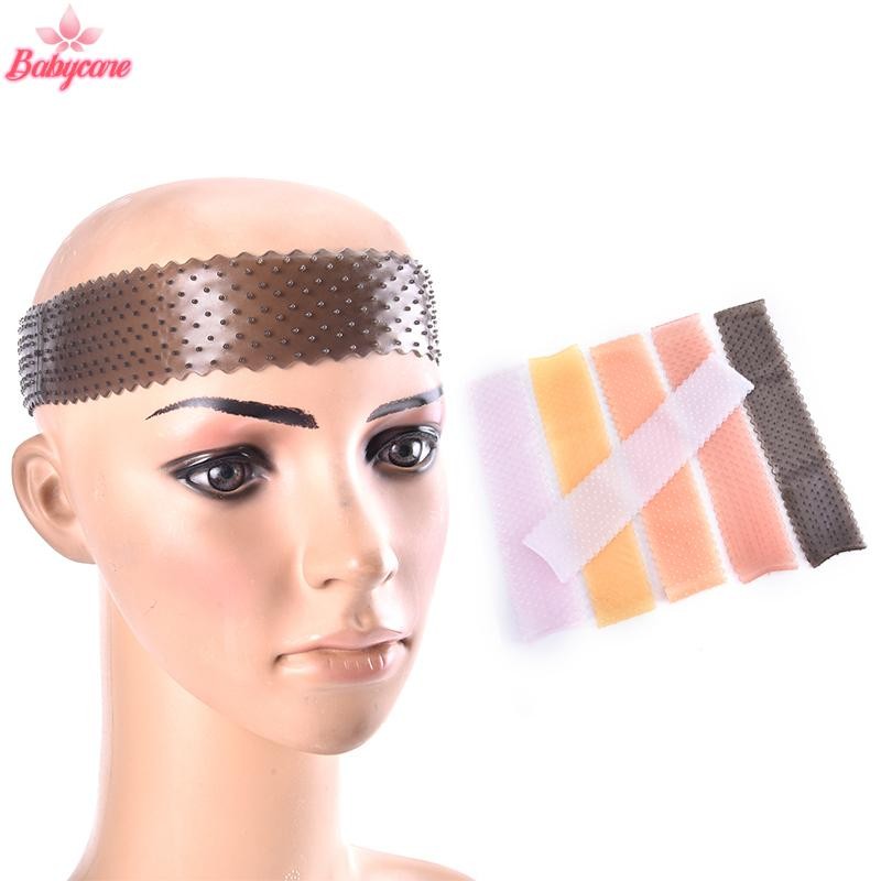 BYCE> Non Slip Wig Grip วิกผมซิลิโคนใส Band วิกผม Secure วิกผม Gripper ใหม่