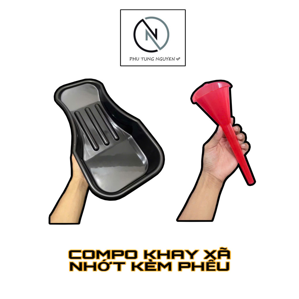 ถาดถ่ายน้ํามันเครื่อง Compo, ภาชนะน้ํามันและช่องทาง, ถาดเครื่องมือเปลี่ยนน้ํามัน MS10