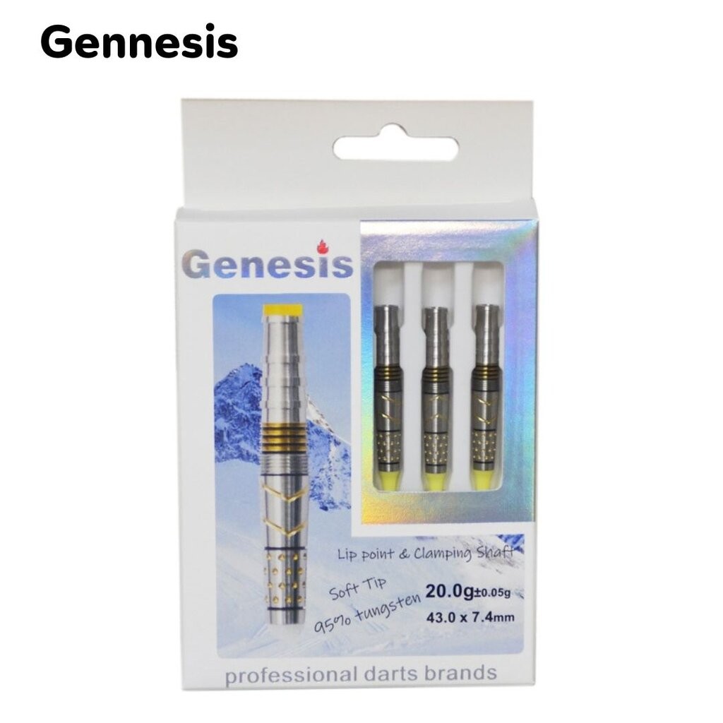 ลูกดอกปาเป้า Gennesis Professional darts brands Soft Darts 16g