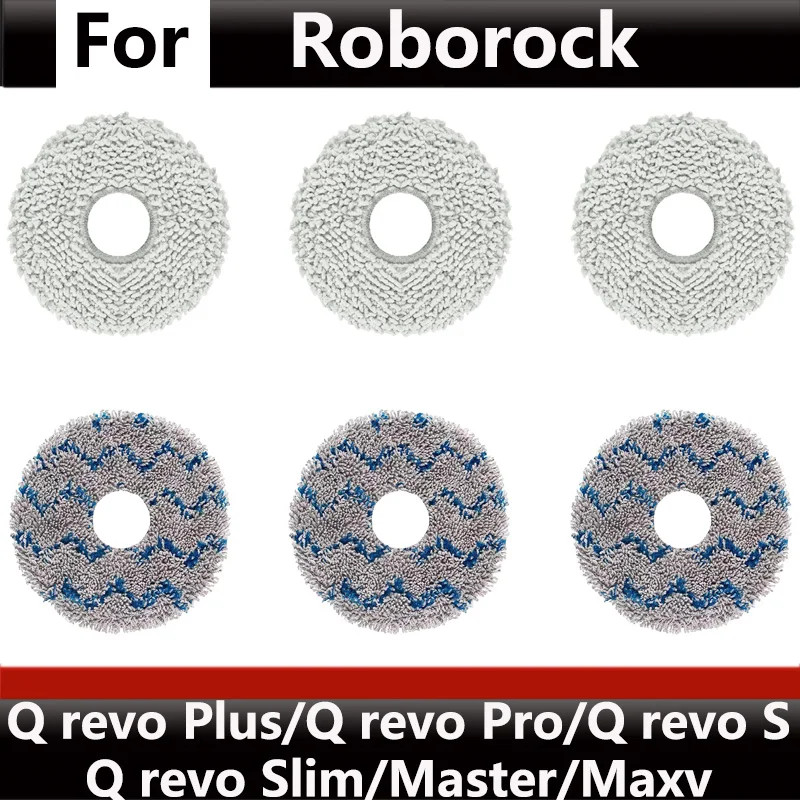 สําหรับ Roborock Q Revo Curv/Pro/S เครื่องดูดฝุ่นอุปกรณ์เสริม, Mop วัสดุสิ้นเปลืองสําหรับ Q Revo Plu
