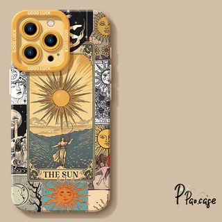 สำหรับ IPhone 15 16 11 14 13 12 Pro Max 7 8 14 16 15 Plus XR XS X Max SE2020 เคส Vortex สุดสวยสไตล์เรโทรเกิร์ล