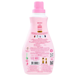 น้ำยาซักผ้า ครอสซุปเปอร์ แพ็คคู่ 900ml 2 ขวด CROSS SUPER สีชมพู กลิ่นฟลอรัลบูเก้ น้ำยาซักผ้าขจัดคราบ
