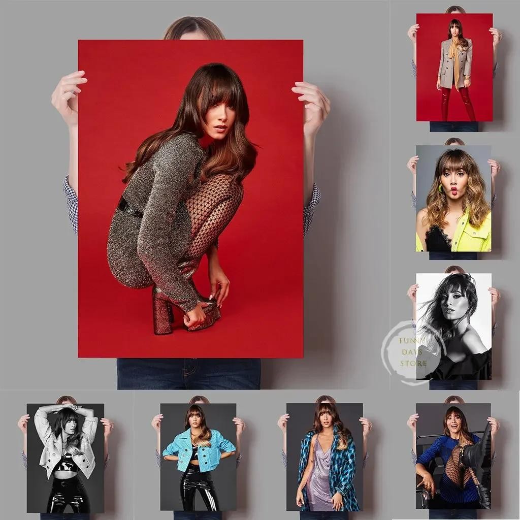 Aitana นักร้องผ้าใบ Wall Art สเปนเพลง Star โปสเตอร์สําหรับห้องนั่งเล่นตกแต่งเซ็กซี่ผู้หญิงภาพตกแต่งบ