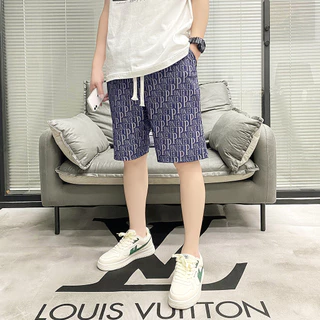 QC-DK8017 กางเกงขาสั้นแฟชั่นน่ารัก สามารถสวมใส่ได้ทั้งชายหญิง ลวดลายสมัยใหม่ใส่สบาย ผ้ายืดบางเบาไม่ร้อนแน่นอน