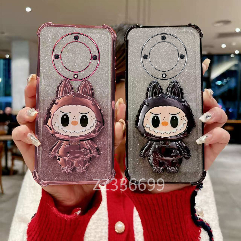 เคส Honor X9A X9B X9C 5G เคสโทรศัพท์สําหรับผู้ถือซิลิโคนสี่มุมป้องกัน labu clear