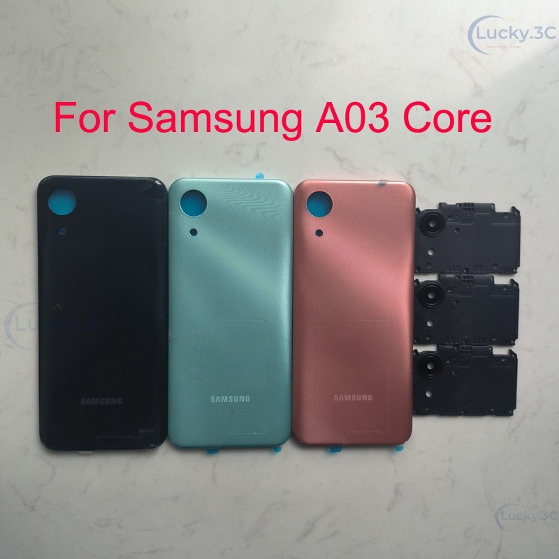 สําหรับเปลี่ยนที่อยู่อาศัยฝาหลังสําหรับ Samsung Galaxy A03 core a032f