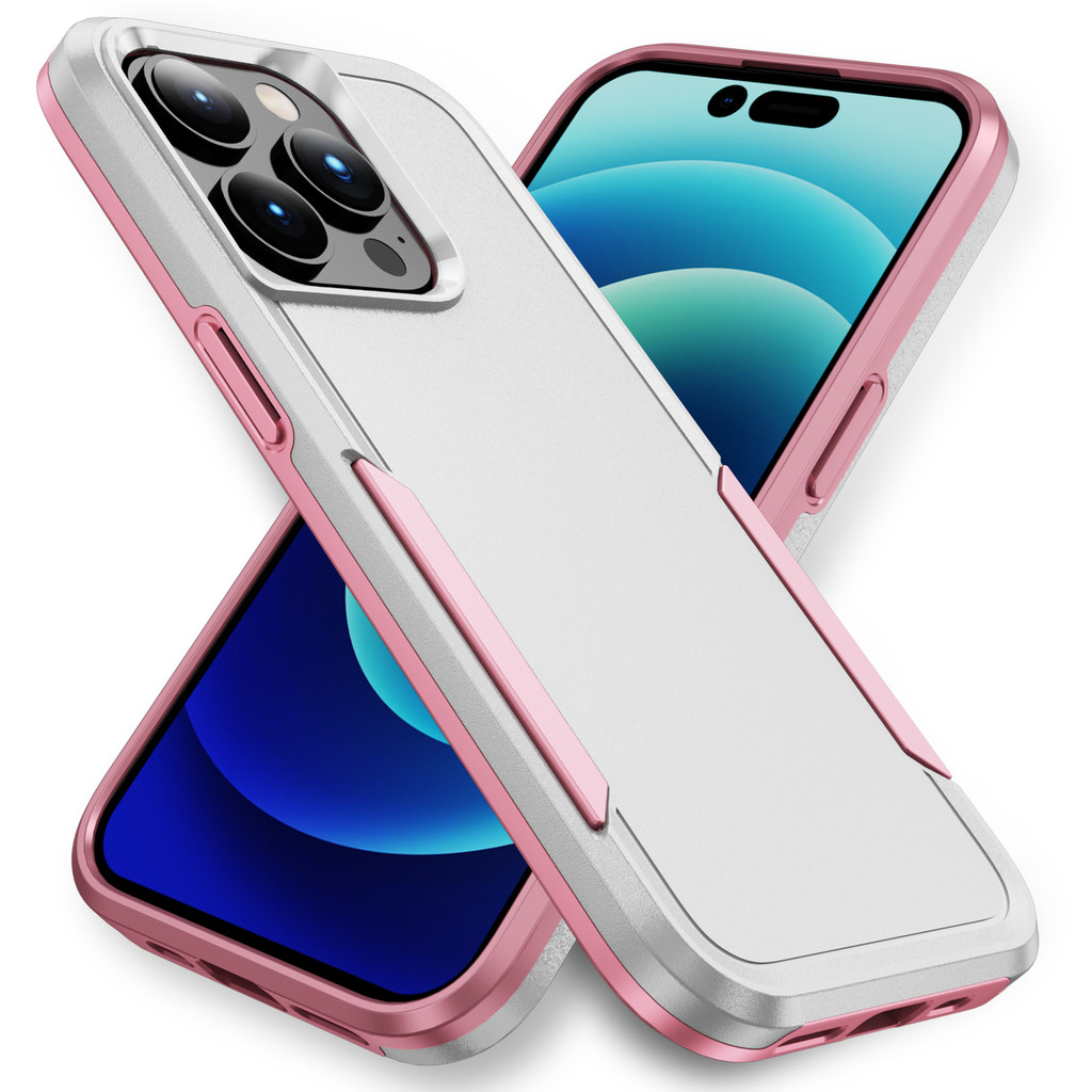 เคส MANGO เข้ากันได้สําหรับ Apple iPhone 16 15 14 13 12 11 XR XS X 7P 8P Pro Max Plus เคสโทรศัพท์ปลอกเคสกันกระแทก 2 in 1 Design Anti-Scratch พิมพ์นิ้วฟรีสองสี