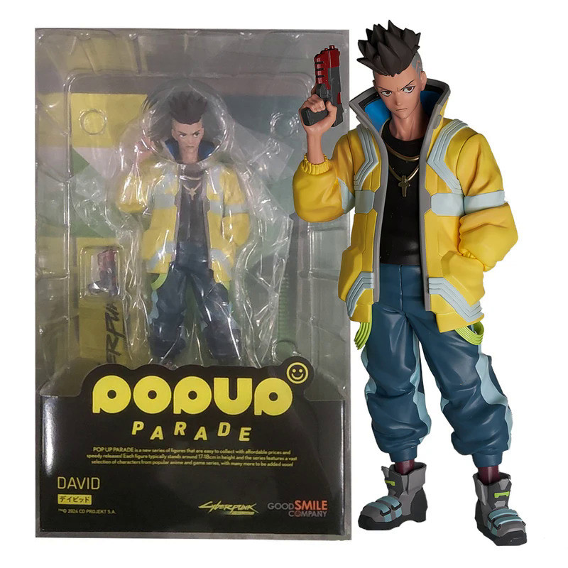 ตัวเลขอะนิเมะ 16CM Anime Game Cyberpunk: Edgerunners David Martinez Figure Standing Anime Model Toy 