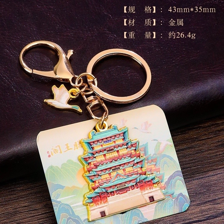 Yellow Crane Tower Guanque Tower Yueyang Tower Tengwang Pavilion สถานที่ท่องเที่ยวทางวัฒนธรรมและความ