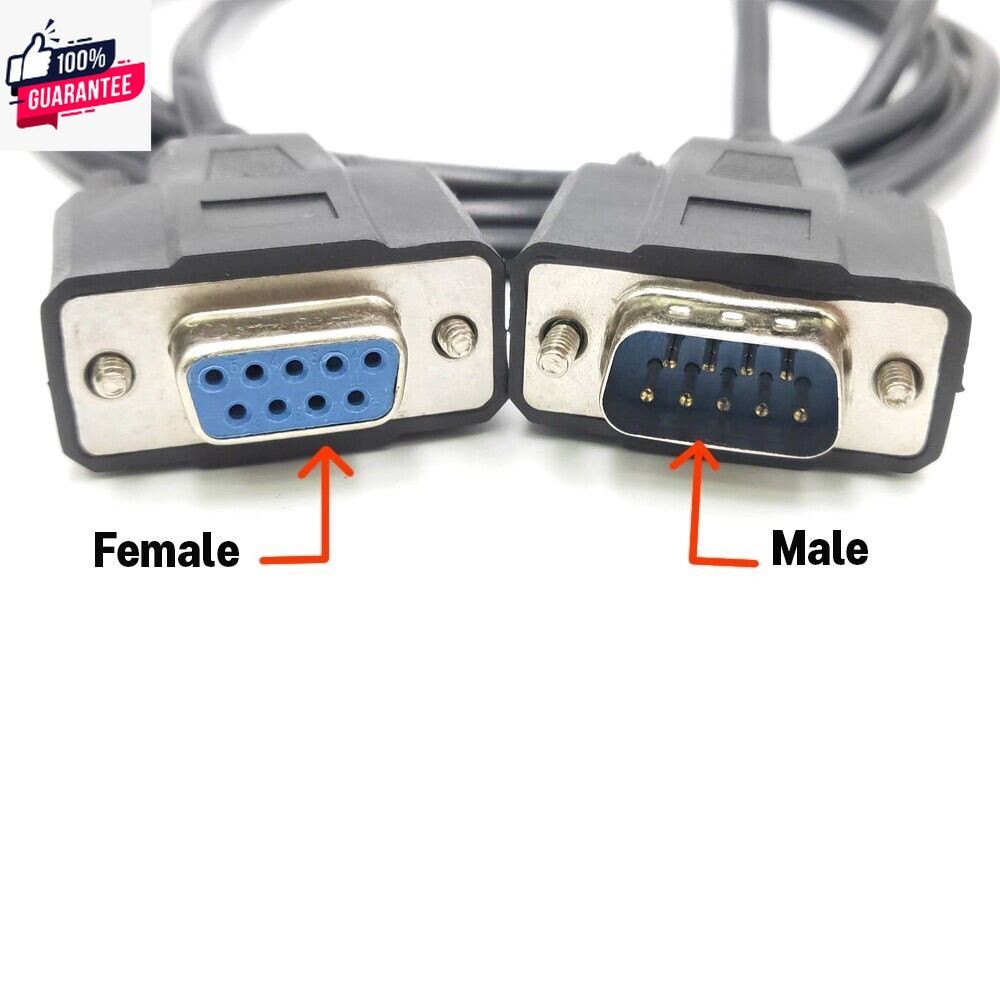 สายSerial RS232 DB9-Pin Male to Female