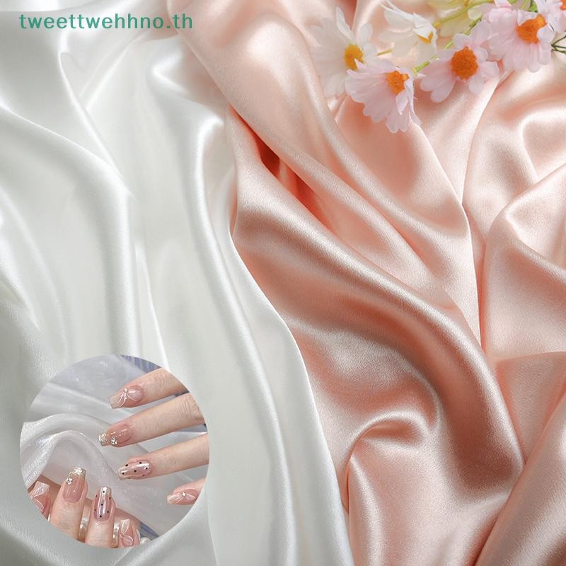 Tweettwehno คริสตัล Sa Shoog Props ยาทาเล็บมือถือตกแต่งเล็บ Enhancement การถ่ายภาพพื้นหลังผ้าเล็บอุปกรณ์เสริม TH