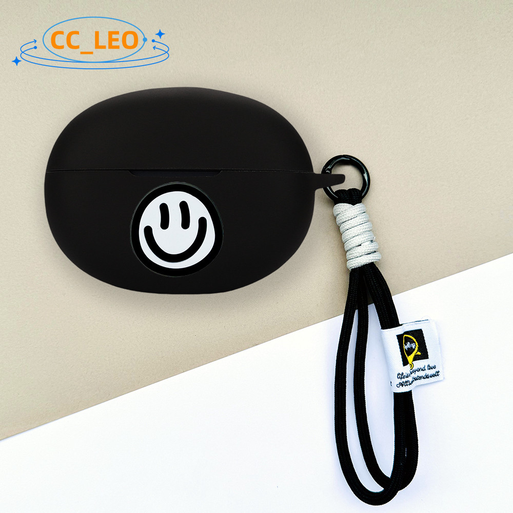 Case for QCY Crossky C30 Cute Lanyard Pendant Charm Silicone Soft Case Cartoon Suitable for QCY C30 