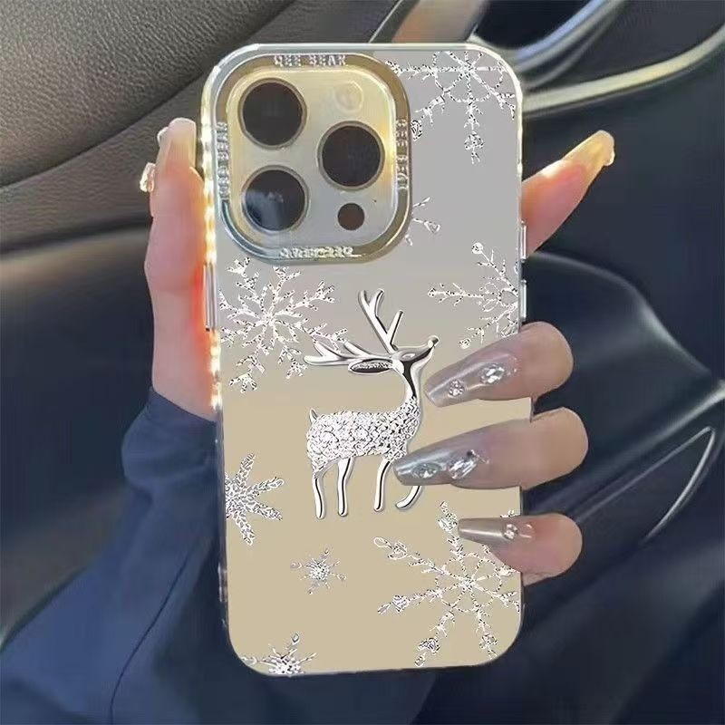 💖Stars💖เข้ากันได้ โทรศัพท์ไอโฟน iPhone 16PROMAX 15PROMAX 14PRO 11PRO 12 11 บุคลิกภาพ กรณีโทรศัพท์มือ