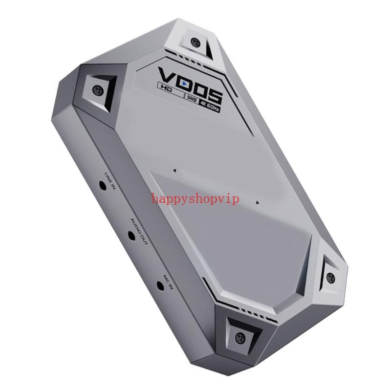 Hsv USB C Capture Card การส่งมอบวิดีโอ 4K60Hz 2K144hz 1080P 240Hz สําหรับลําแสงและผู้สร้างเนื้อหา