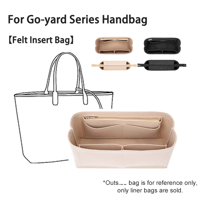 Felt ใส่ Organizer กระเป๋าถือสตรีสําหรับ Go-ya ANJU LOUIS GM PM Mini แต่งหน้า Travel ภายในกระเป๋าสตางค์กระเป๋าแต่งหน้าแบบพกพา