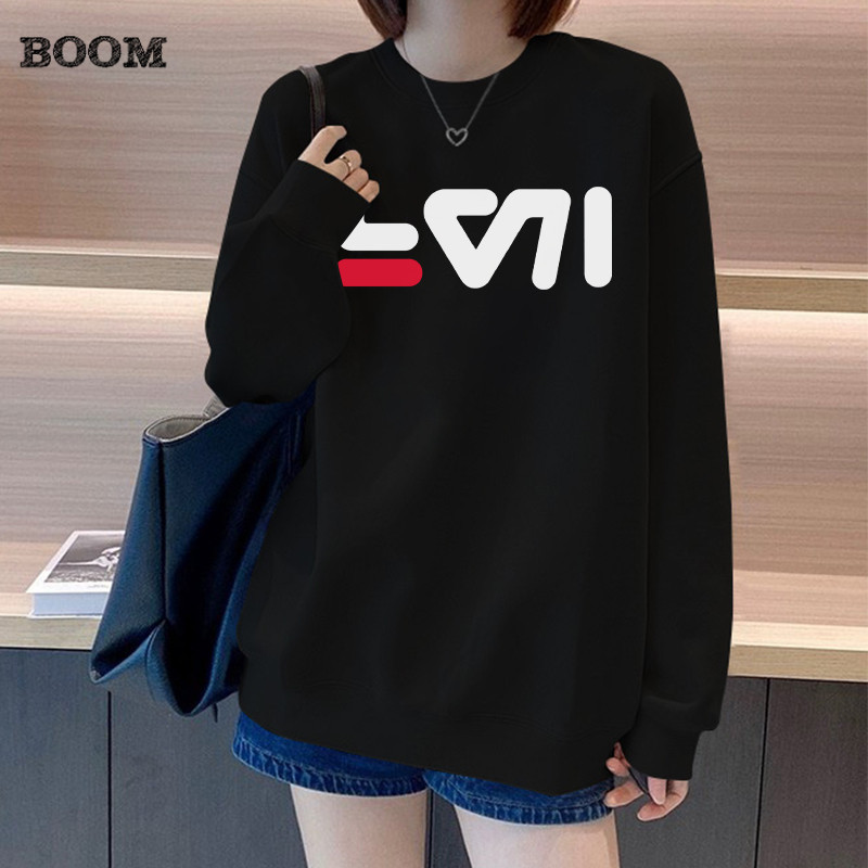 COD✅ (ส่งจากกรุงเทพ)BOOM Shop❄พร้อมส่ง❄เสื้อสเวตเตอร์เกาหลี เสื้อเเขนยาวโอเวอร์ไซส์ ผ้านุ่ม ใสสบาย ราคา ถูกที่สุด ดีลบีเคเค แกลเลอรีภาพที่ 6