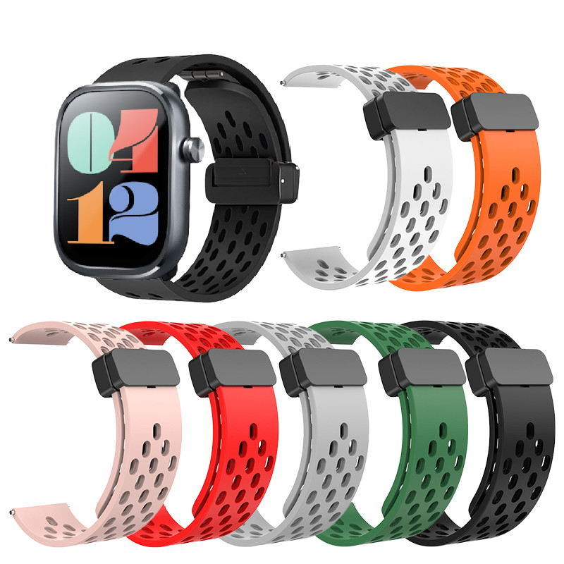 สําหรับ Mibro Watch C4 สายนาฬิกา สายซิลิโคนแม่เหล็ก
