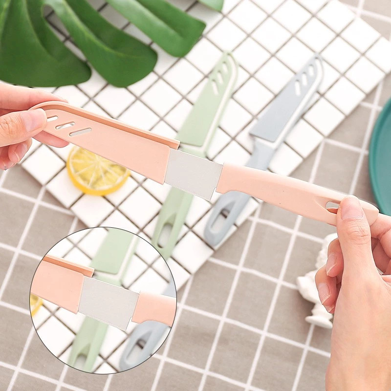 มีด มีดปอกผลไม้ มีดเล็ก มีสแตนเลส มีดหั่น มีดทำครัว มีดพกพา มีดหลากสี Fruit Knife - รูปที่ 2