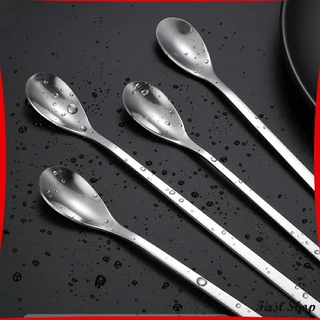 ช้อนชงกาแฟ ช้อนค็อกเทล ช้อนคนด้ามยาว 19/22/26cm ช้อนหางยาวสแตนเลส ช้อนชงนม stainless steel stirring spoon