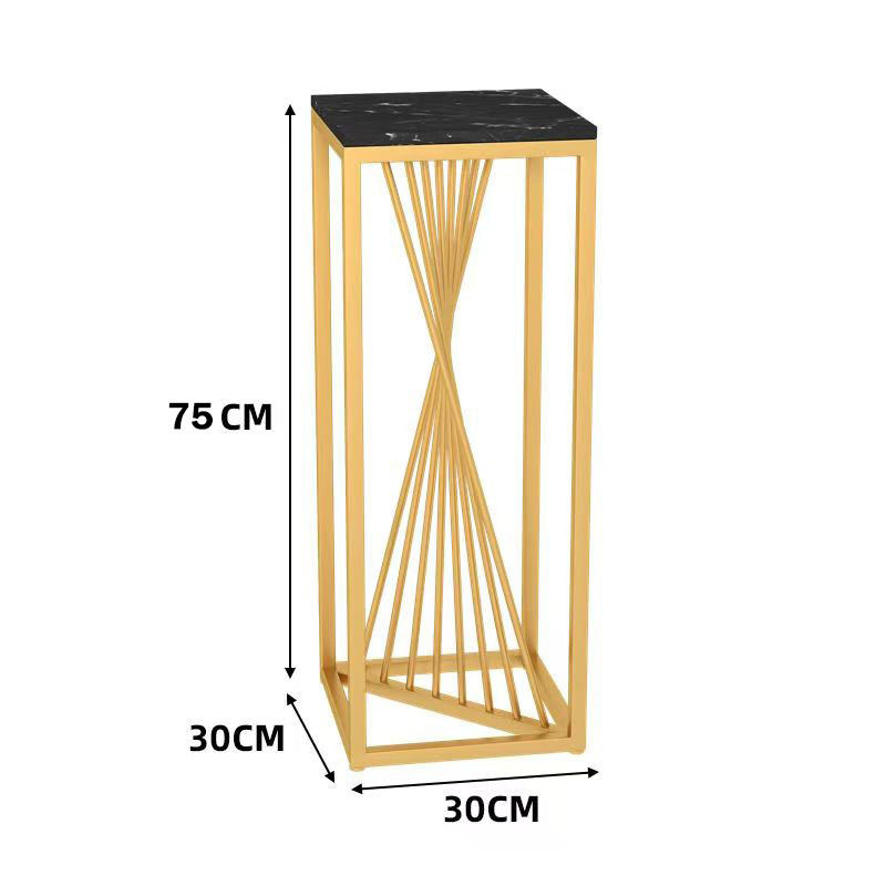 🌟 ชั้นวางดอกไม้ 🌟 ชั้นวางของพืชเหล็ก ที่วางแจกัน / กระถางดอกไม้ ชั้นวางของร้านค้า - รูปที่ 2