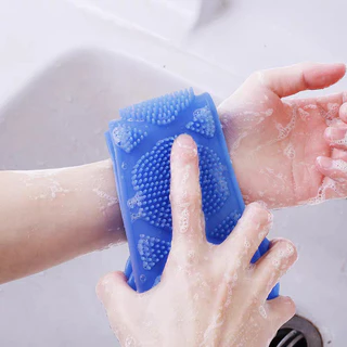 ซิลิโคนขัดตัว ซิลิโคนขัดหลัง ที่ขัดตัว ซิลิโคนถูหลัง Silicone Bath Towel Body Wash ที่ถูหลัง ซิลิโคนขัดผิว แปรงอาบน้ำ